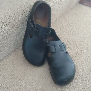 London Birkenstock Black Closed Shoes